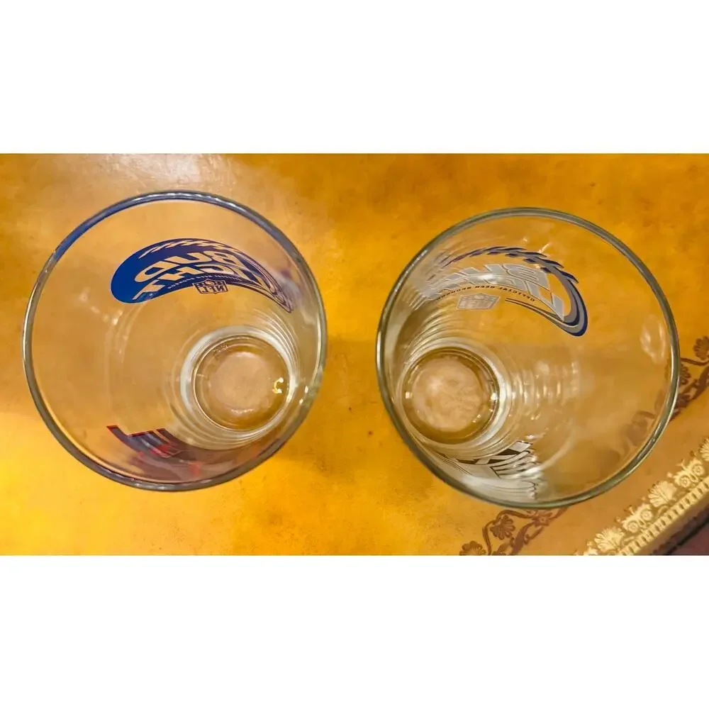 NFL New York Giants 2012 Super Bowl XLVl Bud Light Beer Pint Clear Glasses